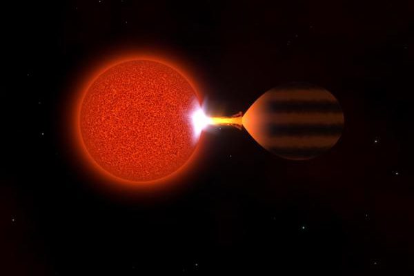 Descubren un planeta devorado por su estrella, el origen de un mundo de segunda generación