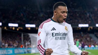 Mbappé marca un doblete en el Clásico y llega a 100 goles con el Real Madrid