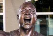Los Miami Heat reemplazan el rostro de la estatua de Dwyane Wade