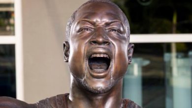Los Miami Heat reemplazan el rostro de la estatua de Dwyane Wade